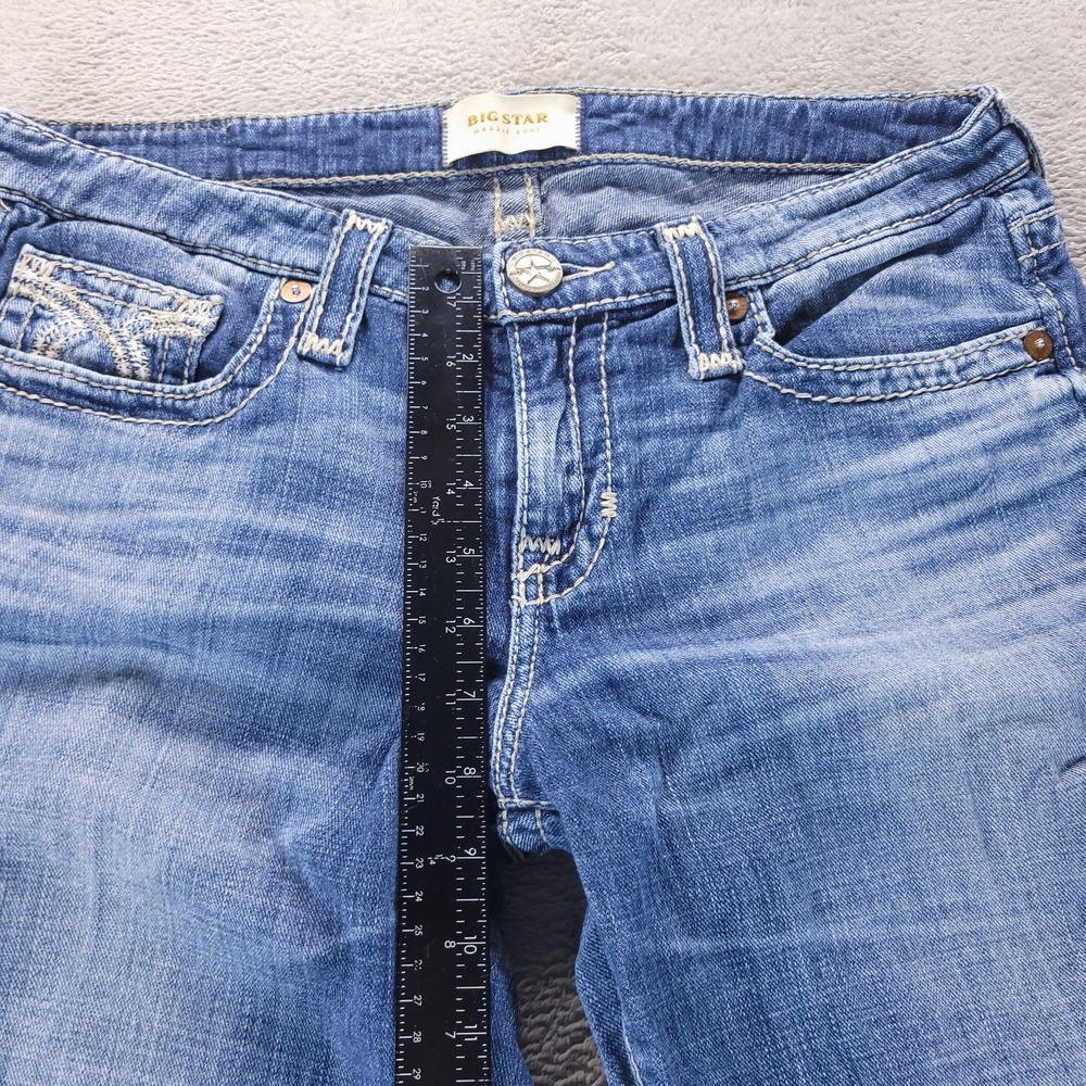Big Star Jeans Womens 30 Blue Maddie Boot Bootcut Medium Wash Stretch Denim - Picture 6 of 9